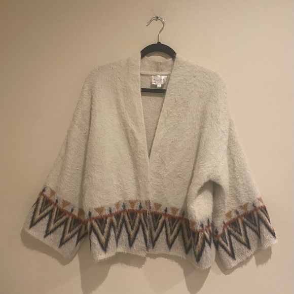 Anthropologie Line and Dot Aztec Boho Knit Cardigan - Picture 5 of 11